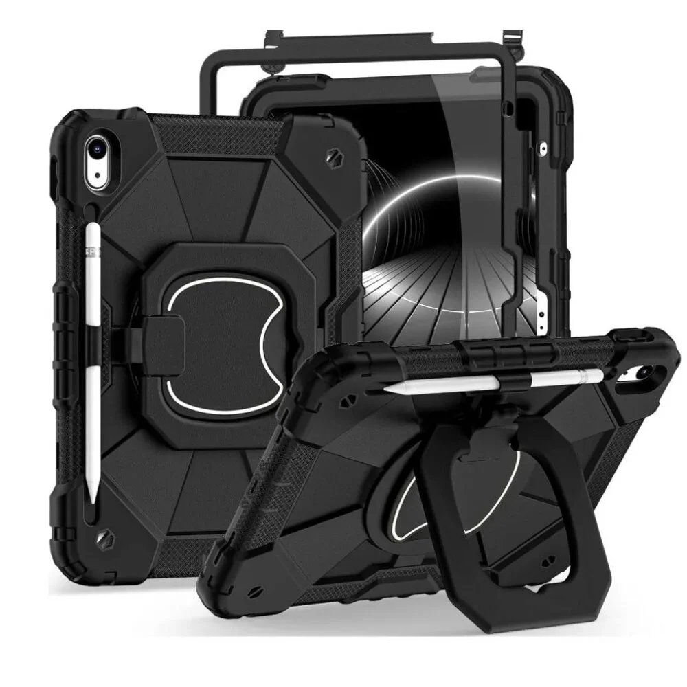 Case for iPad Air 11 inch (M2) 2024, Shockproof Protective With Hand Strap/Shoul